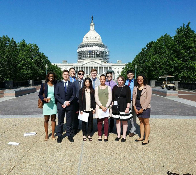 Virginia teen Democrats participate in the Young Democrats of America lobby day